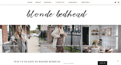Desktop Screenshot of blondebedhead.com